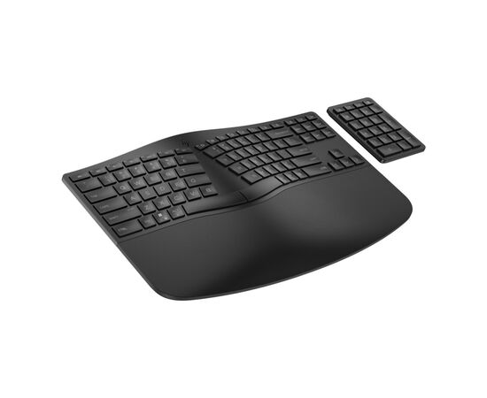 Клавиатура HP 960 BLK Ergonomic split-zone UA Black (7E755AA), изображение 3 Клавиатура HP 960 BLK Ergonomic split-zone UA Black (7E755AA), изображение 3
