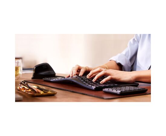 Клавиатура HP 960 BLK Ergonomic split-zone UA Black (7E755AA), изображение 6 Клавиатура HP 960 BLK Ergonomic split-zone UA Black (7E755AA), изображение 6