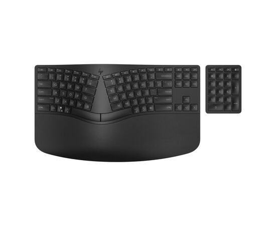 Клавиатура HP 960 BLK Ergonomic split-zone UA Black (7E755AA)