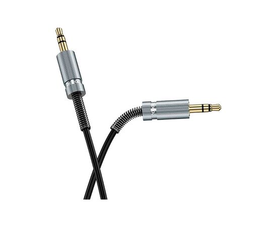 Кабель мультимедийный 3.5mm M to 3.5mm M 3.0m Black HOCO (6942007631235), изображение 3