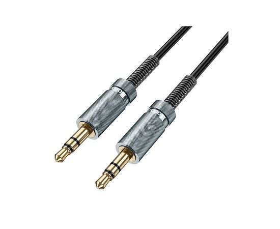 Кабель мультимедийный 3.5mm M to 3.5mm M 3.0m Black HOCO (6942007631235), изображение 4