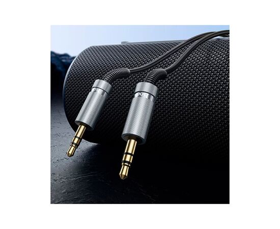 Кабель мультимедийный 3.5mm M to 3.5mm M 3.0m Black HOCO (6942007631235), изображение 7