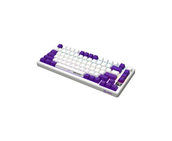 Клавіатура Lorgar KBP7075W Pro RGB Wireless/Bluetooth/USB UA White (LRG-KBP7075W-WH-US), зображення 4 Клавіатура Lorgar KBP7075W Pro RGB Wireless/Bluetooth/USB UA White (LRG-KBP7075W-WH-US), зображення 4