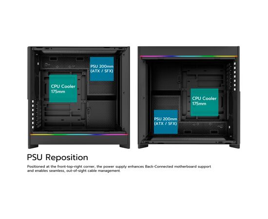 Корпус MONTECH HS01 PRO (B), зображення 9 Корпус MONTECH HS01 PRO (B), зображення 9