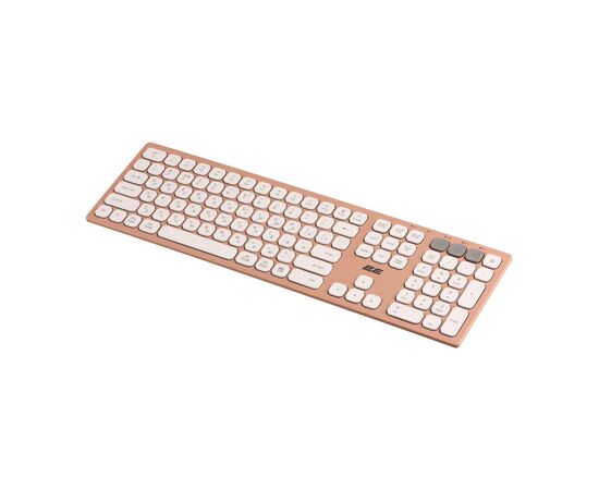 Клавиатура 2E KS270 109key Wireless UA Rose/White (2E-KS270WBPN_UA), изображение 6 Клавиатура 2E KS270 109key Wireless UA Rose/White (2E-KS270WBPN_UA), изображение 6