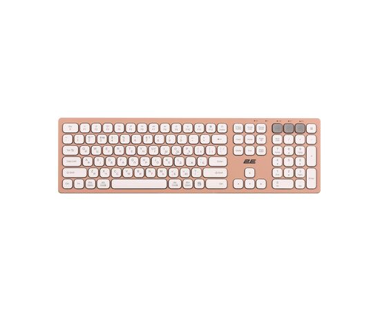 Клавиатура 2E KS270 109key Wireless UA Rose/White (2E-KS270WBPN_UA)