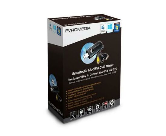 ТВ тюнер EvroMedia MacWin DVD Maker