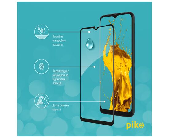 Стекло защитное Piko Full Glue Samsung A03 Black (1283126521645), изображение 4