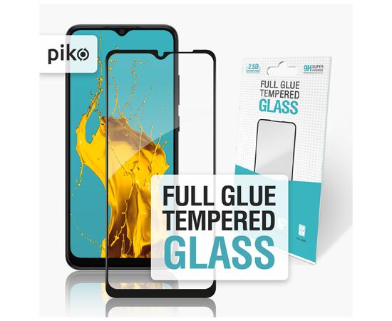Стекло защитное Piko Full Glue Samsung A03 Black (1283126521645), изображение 5
