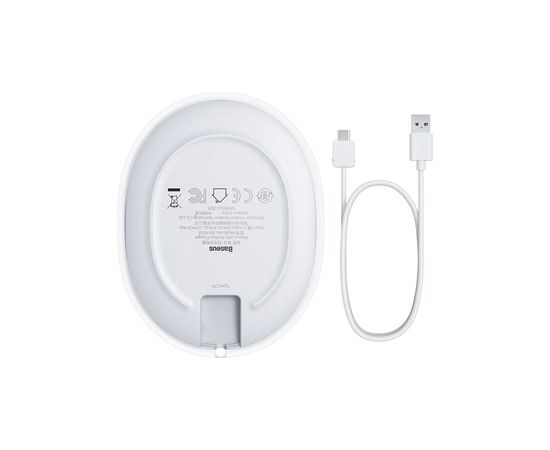 Зарядное устройство Baseus Jelly wireless charger 15W White (WXGD-02), изображение 2 Зарядное устройство Baseus Jelly wireless charger 15W White (WXGD-02), изображение 2