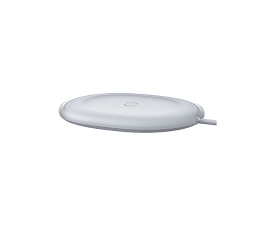 Зарядное устройство Baseus Jelly wireless charger 15W White (WXGD-02), изображение 3 Зарядное устройство Baseus Jelly wireless charger 15W White (WXGD-02), изображение 3