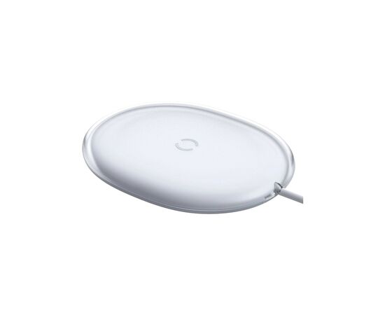 Зарядное устройство Baseus Jelly wireless charger 15W White (WXGD-02), изображение 5 Зарядное устройство Baseus Jelly wireless charger 15W White (WXGD-02), изображение 5