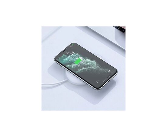 Зарядное устройство Baseus Jelly wireless charger 15W White (WXGD-02), изображение 7 Зарядное устройство Baseus Jelly wireless charger 15W White (WXGD-02), изображение 7
