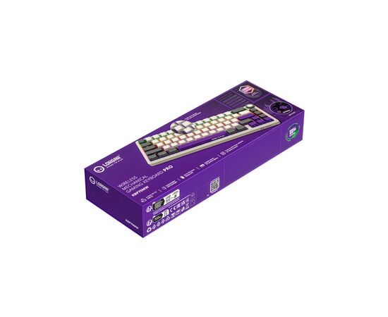 Клавіатура Lorgar KBP70MW Pro RGB Wireless/Bluetooth/USB UA Beige (LRG-KBP70MW-RT-US), зображення 10 Клавіатура Lorgar KBP70MW Pro RGB Wireless/Bluetooth/USB UA Beige (LRG-KBP70MW-RT-US), зображення 10