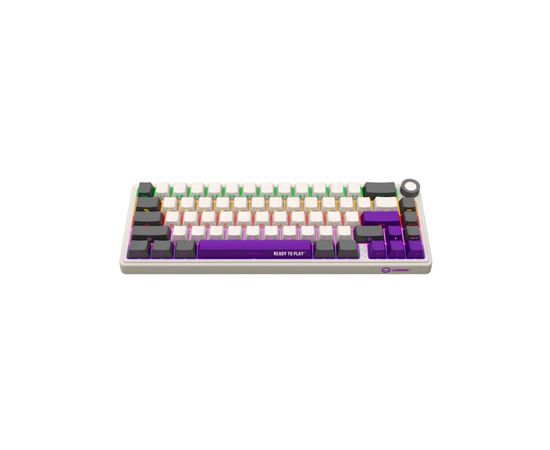 Клавіатура Lorgar KBP70MW Pro RGB Wireless/Bluetooth/USB UA Beige (LRG-KBP70MW-RT-US), зображення 2 Клавіатура Lorgar KBP70MW Pro RGB Wireless/Bluetooth/USB UA Beige (LRG-KBP70MW-RT-US), зображення 2