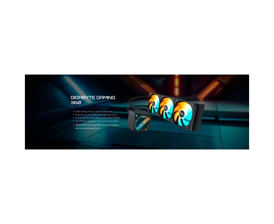 Система жидкостного охлаждения GIGABYTE GP-GME 360, изображение 7 Система жидкостного охлаждения GIGABYTE GP-GME 360, изображение 7