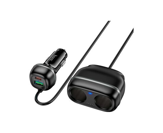 Зарядное устройство HOCO HOCO Z59 Rank 48W dual port USB-C PD30W + USB QC3.0 Black (6942007641500), изображение 2 Зарядное устройство HOCO HOCO Z59 Rank 48W dual port USB-C PD30W + USB QC3.0 Black (6942007641500), изображение 2
