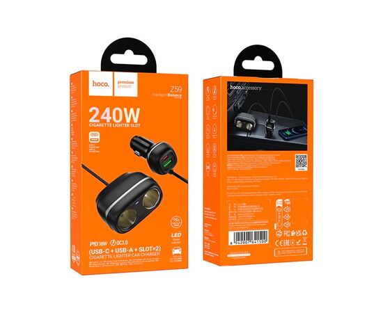 Зарядное устройство HOCO HOCO Z59 Rank 48W dual port USB-C PD30W + USB QC3.0 Black (6942007641500), изображение 6 Зарядное устройство HOCO HOCO Z59 Rank 48W dual port USB-C PD30W + USB QC3.0 Black (6942007641500), изображение 6