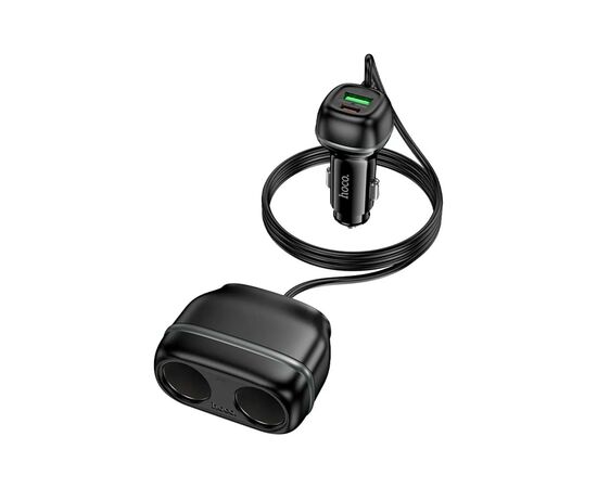 Зарядное устройство HOCO HOCO Z59 Rank 48W dual port USB-C PD30W + USB QC3.0 Black (6942007641500)