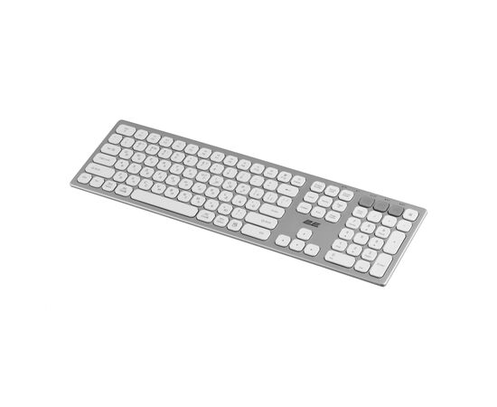 Клавиатура 2E KS270 109key Wireless UA Silver/White (2E-KS270WBWH_UA), изображение 6 Клавиатура 2E KS270 109key Wireless UA Silver/White (2E-KS270WBWH_UA), изображение 6