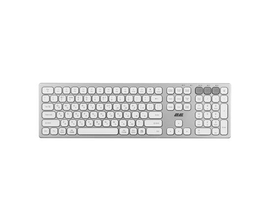 Клавиатура 2E KS270 109key Wireless UA Silver/White (2E-KS270WBWH_UA)