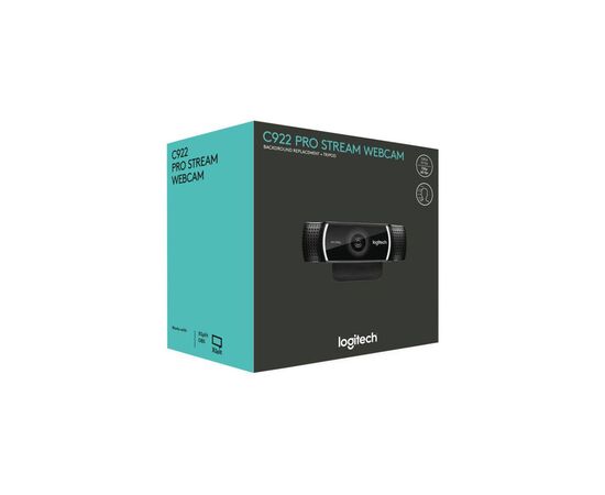 Веб-камера Logitech C922 Pro Stream (960-001088), изображение 7 Веб-камера Logitech C922 Pro Stream (960-001088), изображение 7