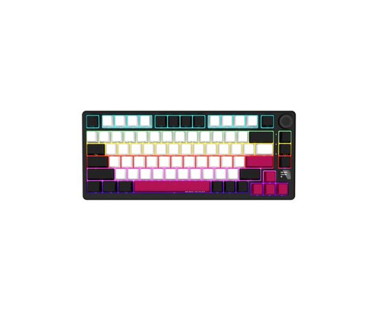 Клавіатура Lorgar KBP7075W Pro RGB Wireless/Bluetooth/USB UA Black/red (LRG-KBP7075W-BK-US), зображення 2 Клавіатура Lorgar KBP7075W Pro RGB Wireless/Bluetooth/USB UA Black/red (LRG-KBP7075W-BK-US), зображення 2