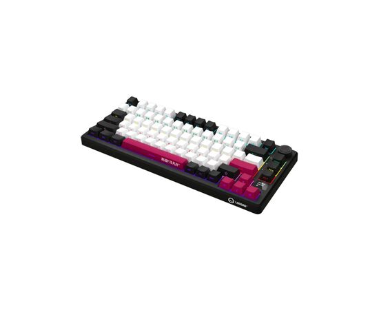 Клавіатура Lorgar KBP7075W Pro RGB Wireless/Bluetooth/USB UA Black/red (LRG-KBP7075W-BK-US), зображення 3 Клавіатура Lorgar KBP7075W Pro RGB Wireless/Bluetooth/USB UA Black/red (LRG-KBP7075W-BK-US), зображення 3