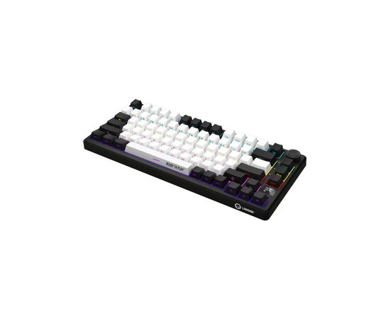Клавіатура Lorgar KBP7075W Pro RGB Wireless/Bluetooth/USB UA Black/red (LRG-KBP7075W-BK-US), зображення 4 Клавіатура Lorgar KBP7075W Pro RGB Wireless/Bluetooth/USB UA Black/red (LRG-KBP7075W-BK-US), зображення 4