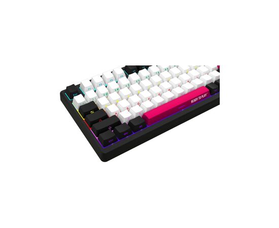 Клавіатура Lorgar KBP7075W Pro RGB Wireless/Bluetooth/USB UA Black/red (LRG-KBP7075W-BK-US), зображення 6 Клавіатура Lorgar KBP7075W Pro RGB Wireless/Bluetooth/USB UA Black/red (LRG-KBP7075W-BK-US), зображення 6