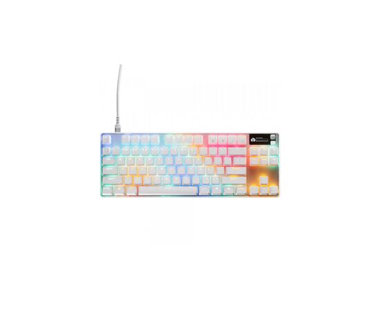 Клавіатура SteelSeries Apex Pro TKL Gen 3 HyperMagnetic OmniPoint 3.0 OLED USB UA White (64898)