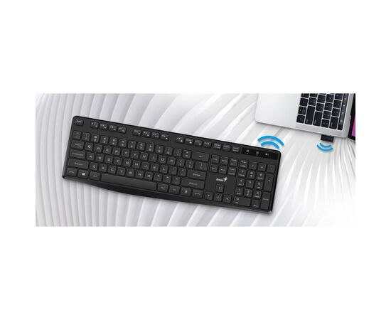 Клавиатура Genius KB-7200 Wireless UA Black (31320002406), изображение 2 Клавиатура Genius KB-7200 Wireless UA Black (31320002406), изображение 2