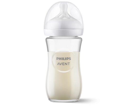Бутылочка для кормления Philips AVENT Natural Природный поток 240 мл стеклянная (SCY933/01), изображение 4 Бутылочка для кормления Philips AVENT Natural Природный поток 240 мл стеклянная (SCY933/01), изображение 4