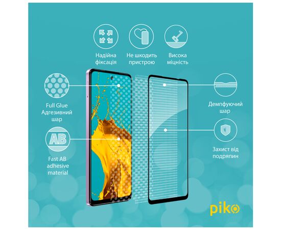 Стекло защитное Piko Full Glue MOTO E14 Black (1283126597725), изображение 3 Стекло защитное Piko Full Glue MOTO E14 Black (1283126597725), изображение 3