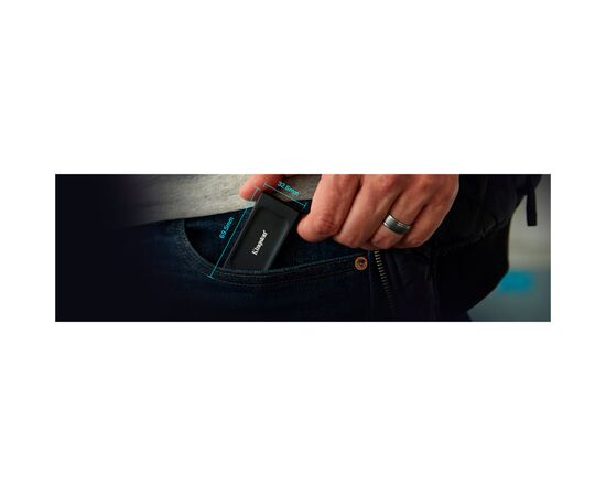 Накопитель SSD USB Type-C 2TB XS1000 Kingston (SXS1000/2000GA), изображение 4 Накопитель SSD USB Type-C 2TB XS1000 Kingston (SXS1000/2000GA), изображение 4