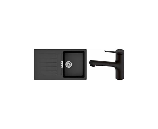 Мойка кухонная Hansgrohe S520-F345 + зміш. Zesis M33 (43356670)