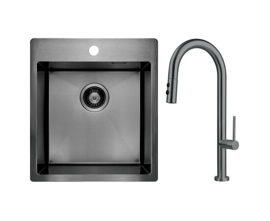 Мойка кухонная Deante Olfato ZPO_D10A + зміш. BQO_D72M (ZPOED10A)