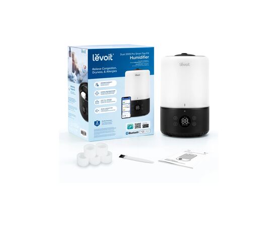 Зволожувач повітря Levoit Dual 200S Pro Smart Top-Fill LUH-D301S-KEUR (HEAPHULVSEU0079Y), зображення 8 Зволожувач повітря Levoit Dual 200S Pro Smart Top-Fill LUH-D301S-KEUR (HEAPHULVSEU0079Y), зображення 8