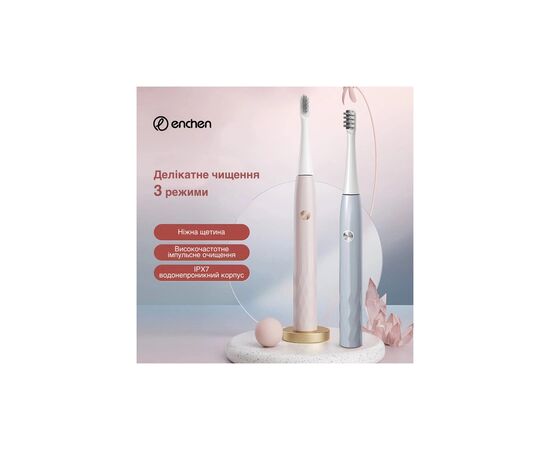 Электрическая зубная щетка Xiaomi T501 - pink, изображение 2 Электрическая зубная щетка Xiaomi T501 - pink, изображение 2