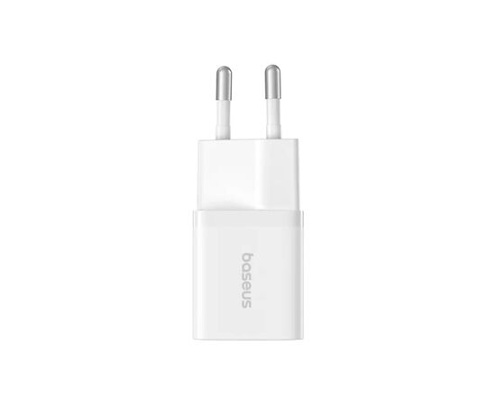 Зарядное устройство Baseus GaN5 Fast Charger USB-C 25W + Cable Type-C 100W white (P10110909213-01), изображение 3 Зарядное устройство Baseus GaN5 Fast Charger USB-C 25W + Cable Type-C 100W white (P10110909213-01), изображение 3