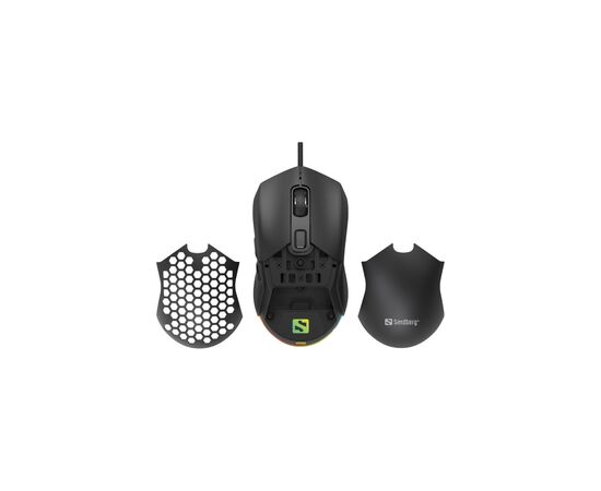 Мышка Sandberg FlexCover 6D Wireless Huano Black (640-28), изображение 4 Мышка Sandberg FlexCover 6D Wireless Huano Black (640-28), изображение 4