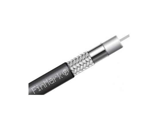 Кабель телевізійний FinMark RG-58-TC90 коаксіальний, black, 100м=1бхт (045821)