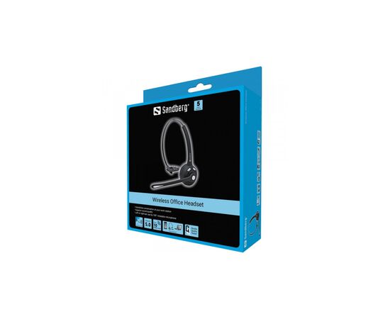Навушники Sandberg Wireless Office Headset Mono Black (126-23), зображення 5 Навушники Sandberg Wireless Office Headset Mono Black (126-23), зображення 5