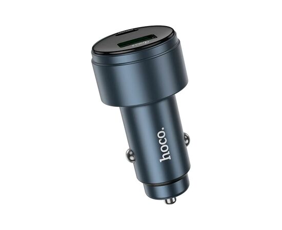 Зарядное устройство HOCO HOCO Z57B Glorious 63W dual-port display USB-C PD45W + USB QC3.0 Metal Gray (6942007633161), изображение 3 Зарядное устройство HOCO HOCO Z57B Glorious 63W dual-port display USB-C PD45W + USB QC3.0 Metal Gray (6942007633161), изображение 3
