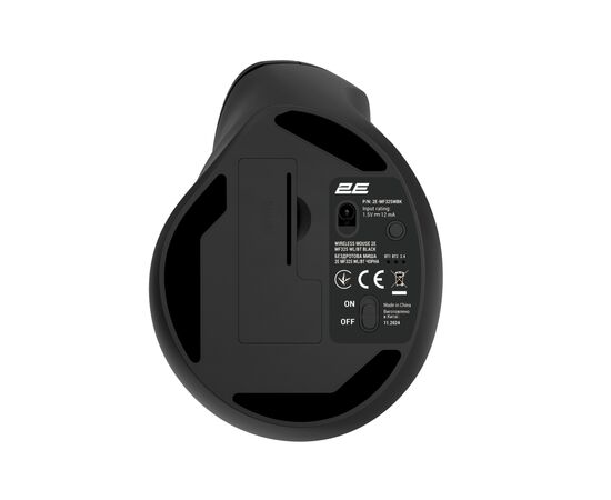 Мышка 2E MF325 Silent Wireless/Bluetooth Black (2E-MF325WBK), изображение 2 Мышка 2E MF325 Silent Wireless/Bluetooth Black (2E-MF325WBK), изображение 2