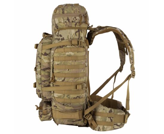 Рюкзак туристический 2E 90L, LargeCap, Molle, камуфляж (2E-TACTLARGBKP-90L-CP), изображение 3 Рюкзак туристический 2E 90L, LargeCap, Molle, камуфляж (2E-TACTLARGBKP-90L-CP), изображение 3