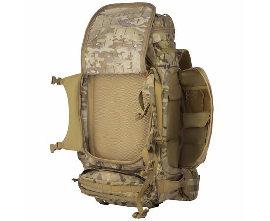 Рюкзак туристический 2E 90L, LargeCap, Molle, камуфляж (2E-TACTLARGBKP-90L-CP), изображение 8 Рюкзак туристический 2E 90L, LargeCap, Molle, камуфляж (2E-TACTLARGBKP-90L-CP), изображение 8