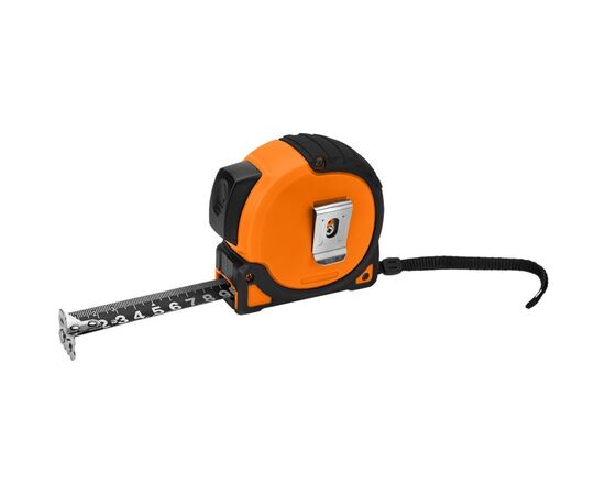 Рулетка Neo Tools Super Black, 10мx25мм, с фиксатором сматывания, магнит (67-245), изображение 8 Рулетка Neo Tools Super Black, 10мx25мм, с фиксатором сматывания, магнит (67-245), изображение 8