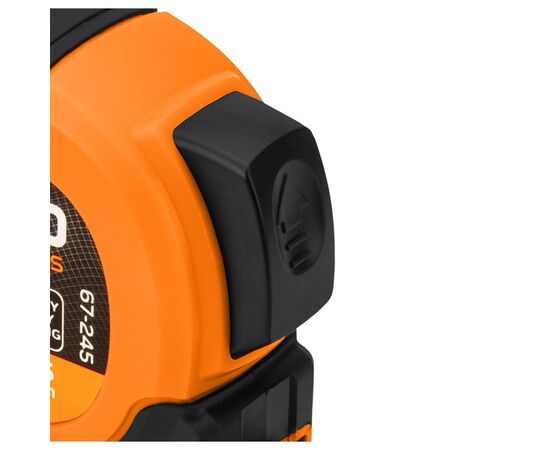 Рулетка Neo Tools Super Black, 10мx25мм, с фиксатором сматывания, магнит (67-245), изображение 9 Рулетка Neo Tools Super Black, 10мx25мм, с фиксатором сматывания, магнит (67-245), изображение 9