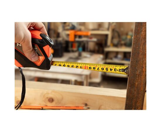 Рулетка Neo Tools 5мx19мм, с фиксатором сматывания, магнит (67-232), изображение 5 Рулетка Neo Tools 5мx19мм, с фиксатором сматывания, магнит (67-232), изображение 5